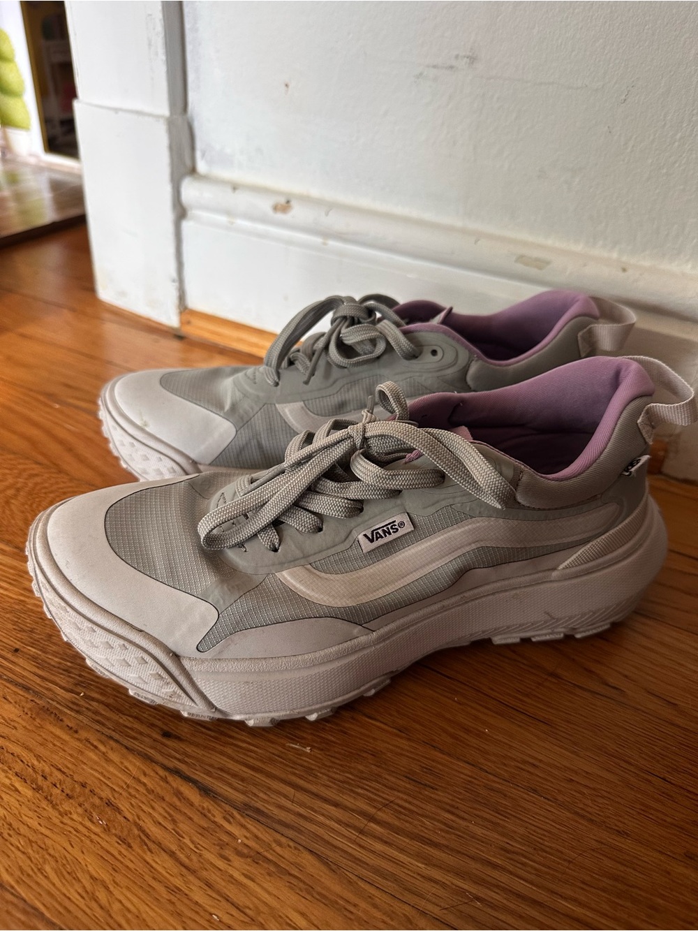 Vans MTE Crosspath shoes in a grey and purple colorway